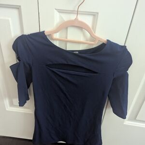 Express Midnight Blue Women's Blouse